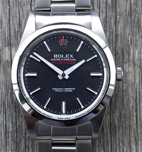 rolex milgauss dial size|rolex milgauss dark knight price.